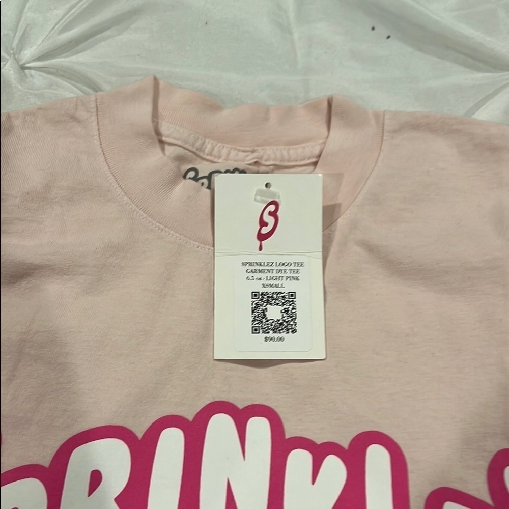NWT Sprinklez Pink T-Shirt size XS - Picture 3 of 6